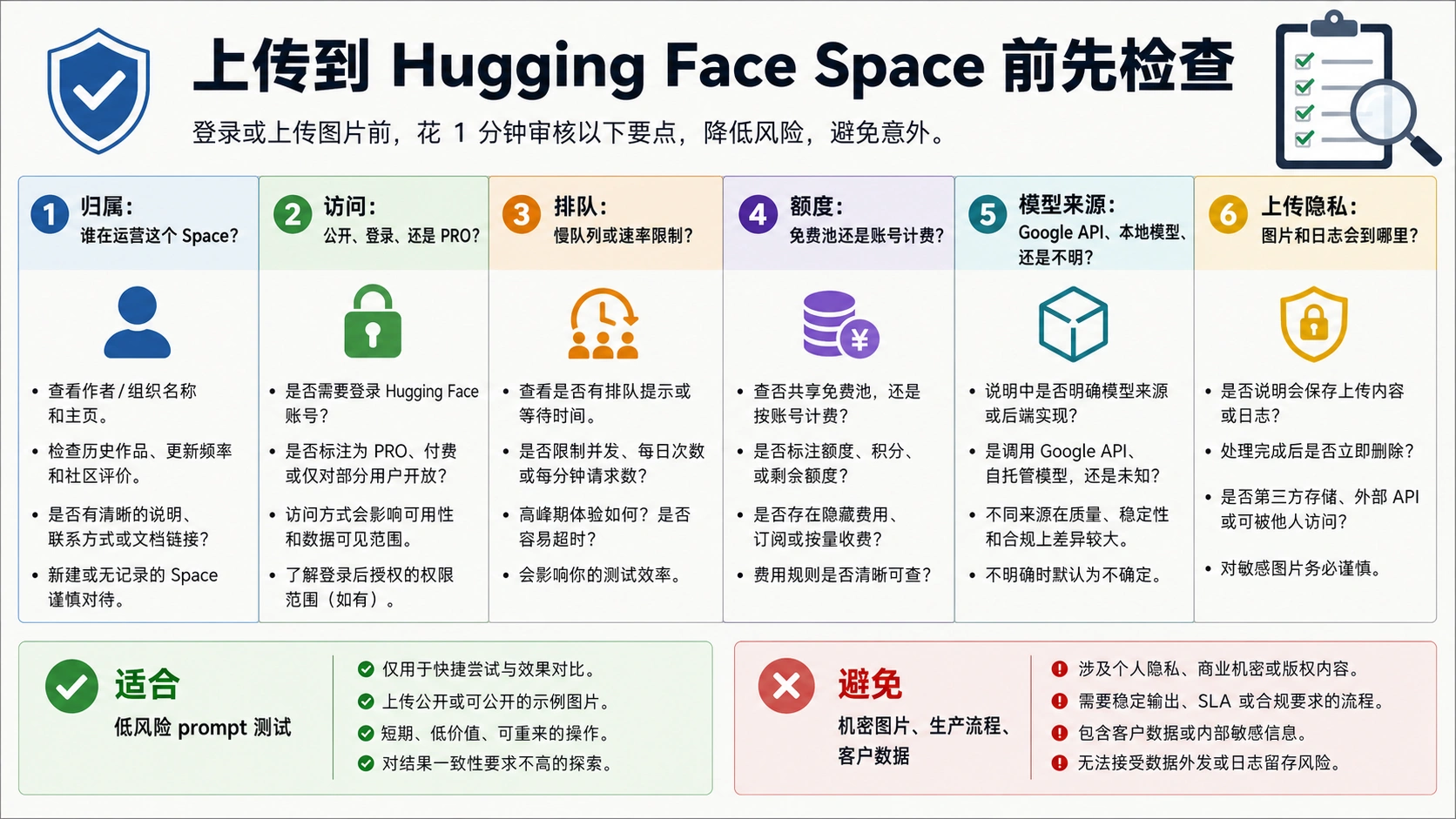 Nano Banana Hugging Face Space 上传前审计清单