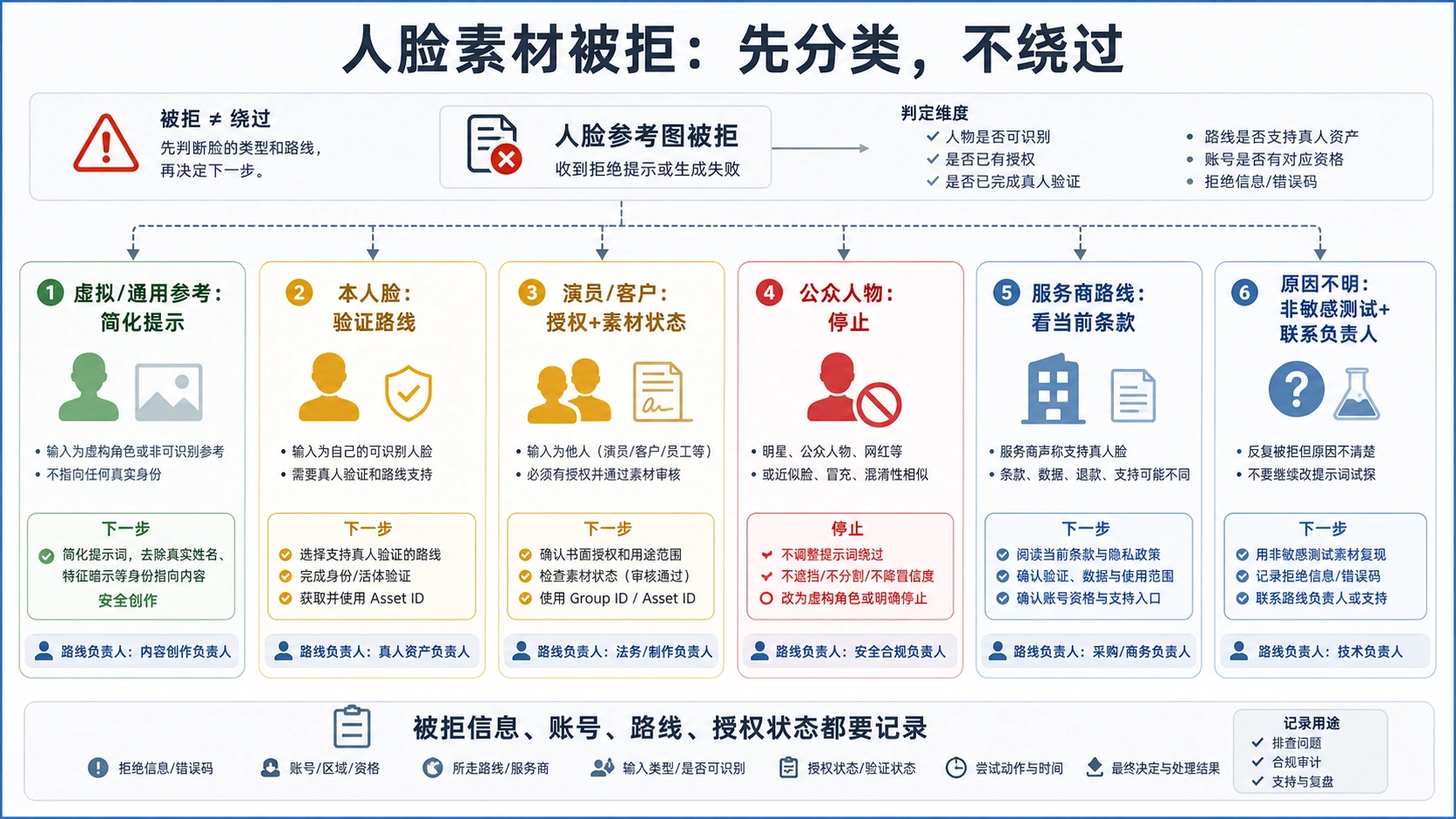 Seedance 2.0 人脸参考被拒后的安全决策图