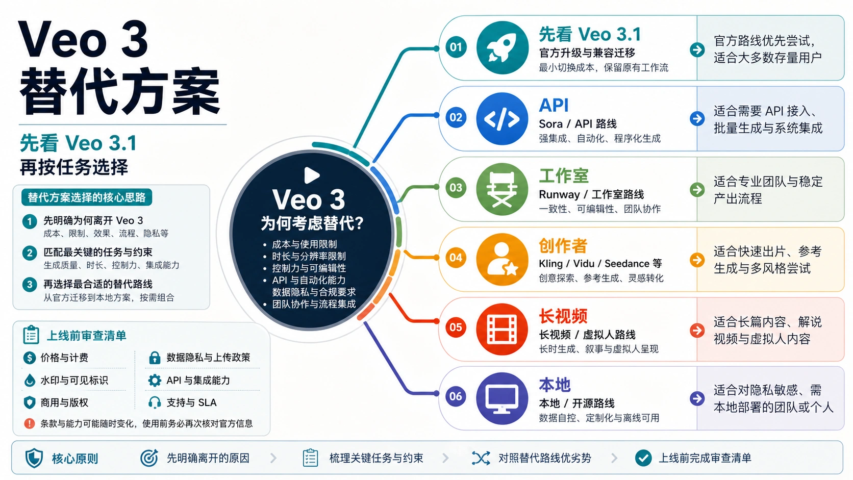Veo 3 替代方案:按任务、成本和 API 路线选择 2026 年方案