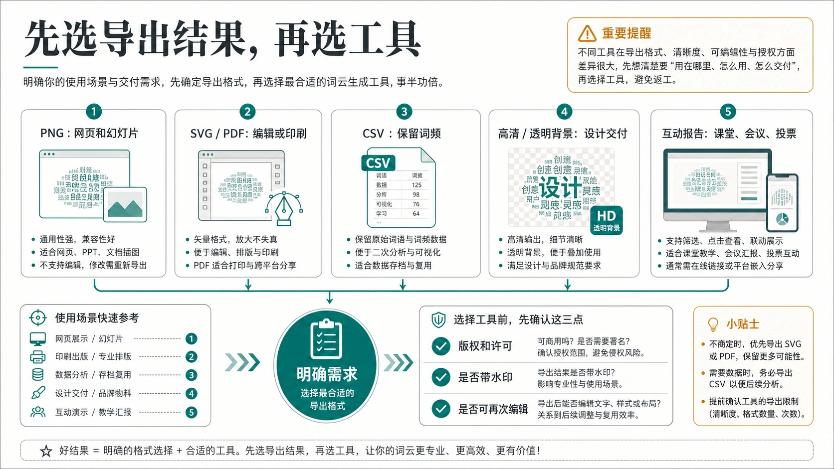 词云生成器导出格式选择图