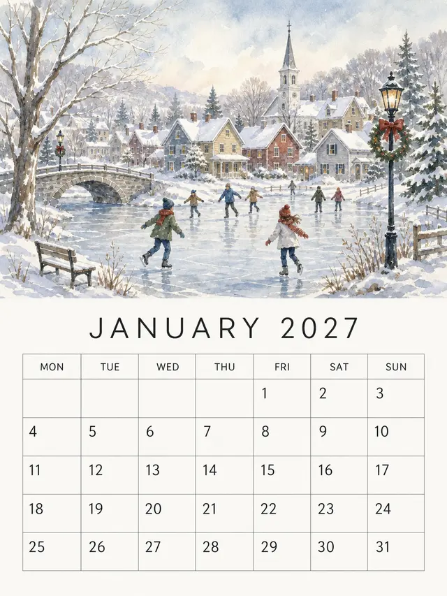 Calendario 2027 · GPT Image 2 VIP