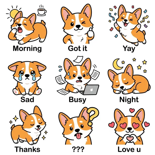 Pet emoji pack · Nano Banana 2