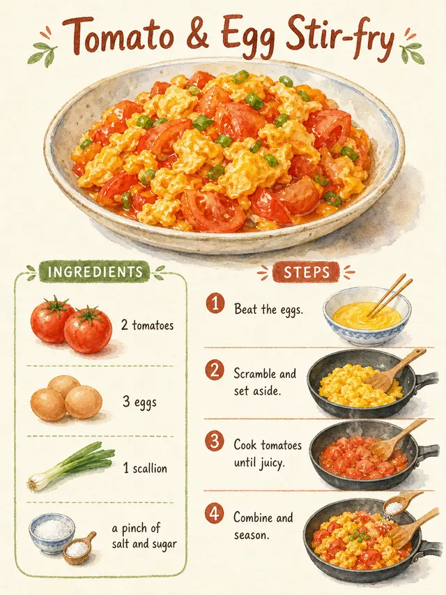 Illustrated recipe · GPT Image 2 VIP