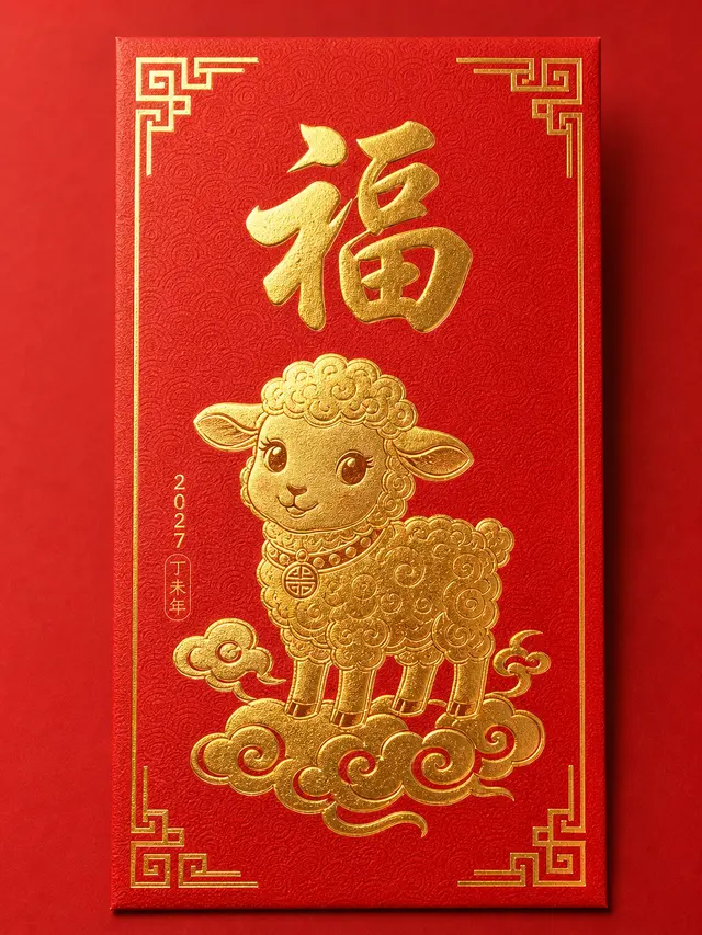 未年のお年玉袋デザイン · GPT Image 2 VIP